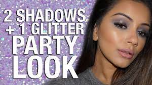 glitter party makeup tutorial
