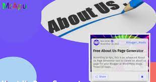 free about us page generator tool