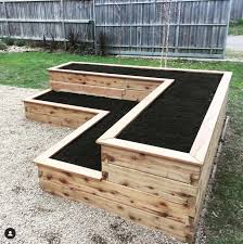 L Shape 2 Tier Garden Box Diy Raised
