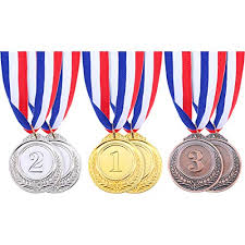 Maybe you would like to learn more about one of these? Toys Games Blulu 12 Pieces Gold Sliver Bronze Olympic Style Metal Winner Medals Gold Sliver Bronze Awards For Game And Party Party Supplies