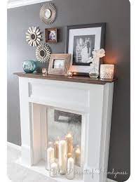 Fire Necessary Faux Fireplace Diy