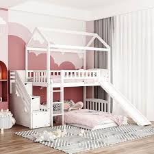 Twin Over Twin House Bunk Bed