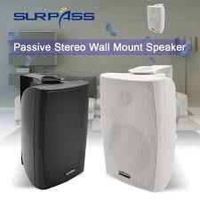 Passive Stereo Wall Mount Speaker Pa