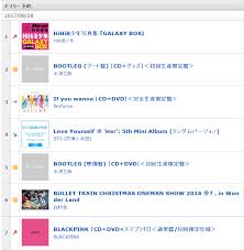 Chart Blackpinks Current Charting In Japans Tower Records