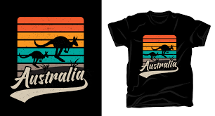 kangaroo vine t shirt design