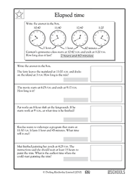 One cost $18 and the other costs $28 more. Elapsed Time 4th Grade Math Worksheet Greatschools