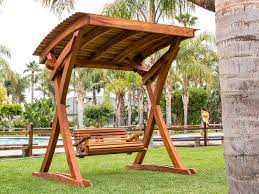 Wood Garden Swings Forever Redwood