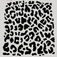Cheetah Leopard Stencil Animal Prints