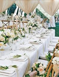 neutral spring wedding table decor