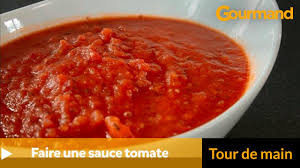 comment faire une sauce tomate you