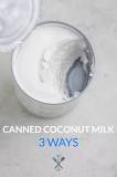 Is coconut milk supposed to be like a paste?