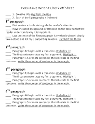 Five Paragraph Essay