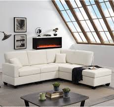 Deep Cushions Sectional Couch