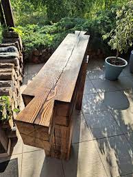 Console Table Made Of Old Solid Wood