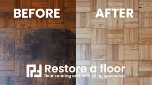amazing parquet wood floor restoration