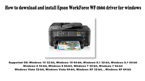 The way to check if printer is connected to computer or not. How To Download And Install Epson Workforce Wf 2660 Driver Windows 10 8 1 8 7 Vista Xp Youtube