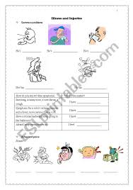 Health problems esl crossword puzzle worksheet for kids. Illness Vocabulary Esl Worksheet By Jessica034