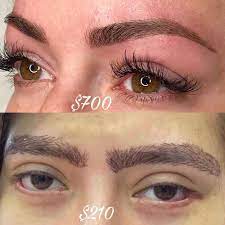 average cost of eyebrow tattooing
