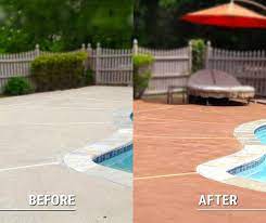 Staining Concrete Pool Decks Direct