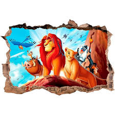 Disney Lion King 3d Wall Sticker