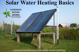 solar water heating basics what you