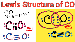 lewis structure of co carbon monoxide