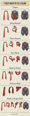 To ensure that you'll be able to properly wear a scarf with a suit, make sure the scarf you choose is 60 to 75 inches long and is. 7 Popular Ways To Tie A Men S Scarf Tie A Tie Net