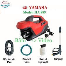 Máy rửa xe mini I Máy rửa xe cao áp YAMAHA 2800W HA889 - Có áp chống giật -  Chống cháy (bảo hành 24 tháng | Tổng Kho Điện Máy Minh Khôi