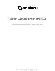 answer key for cfas valix accountancy