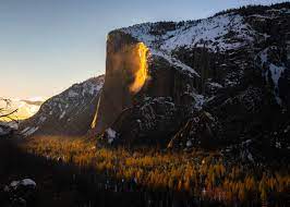 Yosemite National Park's Horsetail Fall
