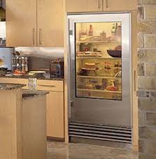 Double Glass Door Refrigerator