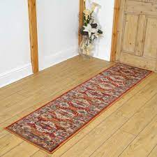 valeria tapestry red hallway carpet