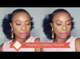 my easy pregnancy makeup routine