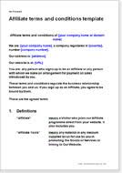 terms conditions templates
