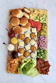 build your own burger board the bakermama
