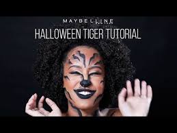 wild tiger halloween makeup tutorial
