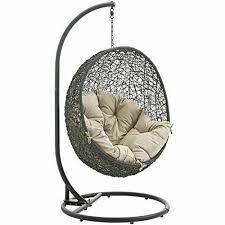 modway hide outdoor patio swing chair