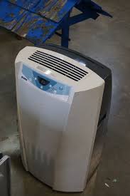 The air is dehumidified because moisture vapor suspended in the air condenses when it touches the cold coil surface. Kenmore 10000btu Portable Air Conditioner