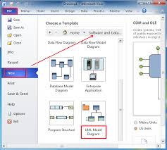Where Is The Uml Model Diagram In Microsoft Visio 2010 And