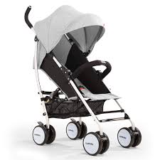 Amazon Com Umbrella Baby Stroller Lightweight Compact Stroller All Terrain Convenience Carriage Stroller Travel Tall Pram For Toddler Big Kids Single Stroller Bright Grey Baby