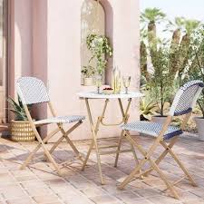 Cafe Folding Round Patio Bistro Table