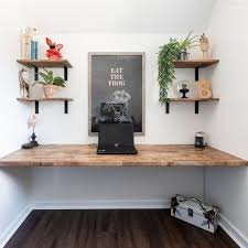 24 DIY Wall Mounted Desk Plans DIY Crafts