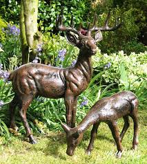 Bronze Life Size Deer Statue For