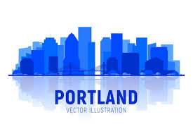 portland city flag artwork vectors