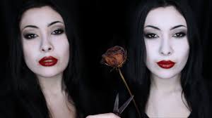 morticia addams makeup tutorial you