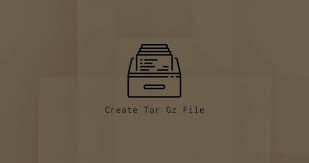 how to create tar gz file linuxize