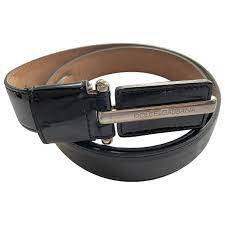 patent leather belt dolce gabbana