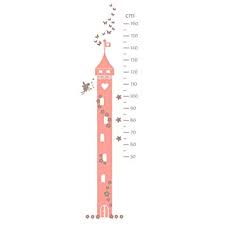 Fairy Princess Height Chart Wall Sticker By Stickerscape