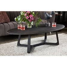 Nathan Contemporary Oval Coffee Table
