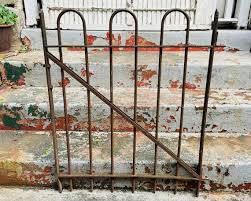 Wrought Iron Gate Fence Antique Garden
